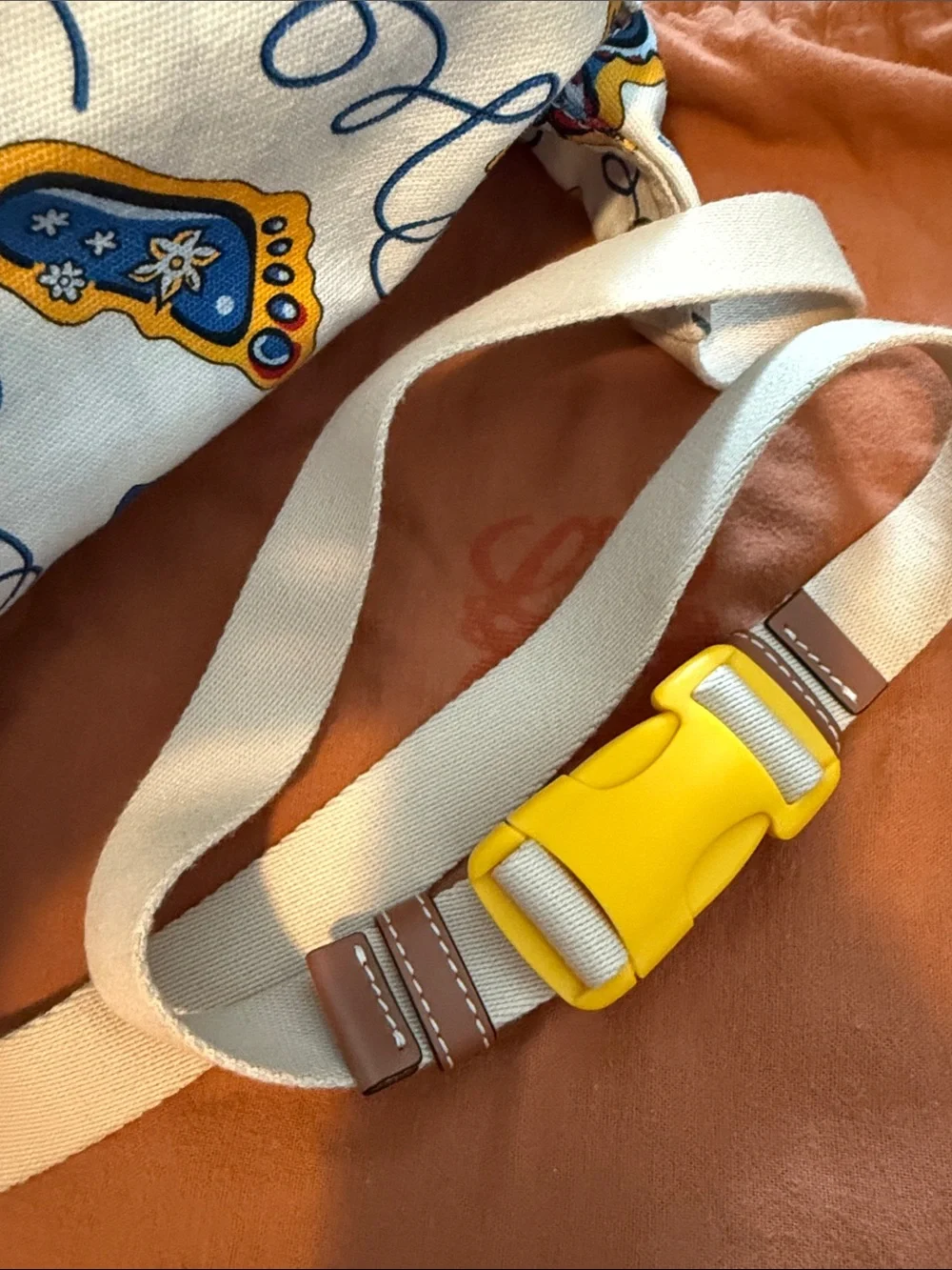 Loewe Paula's Ibiza Multicoloured Canvas Belt Bag - Picture 7 of 9